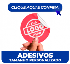 Adesivos - Tamanho e Quantidade Personalizada      